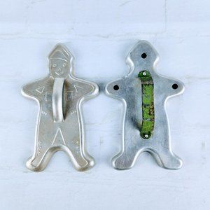 Vintage Gingerbread Man Cookie Cutters | Set of 2